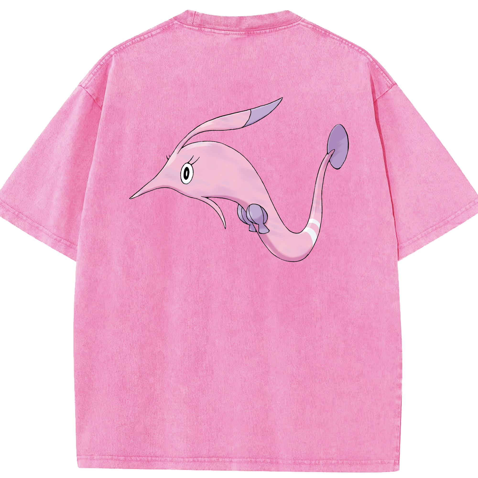 （画像用） ポケットモンスター Pokémon 綿100% ヴィンテージ風 半袖Tシャツ（背面プリント）